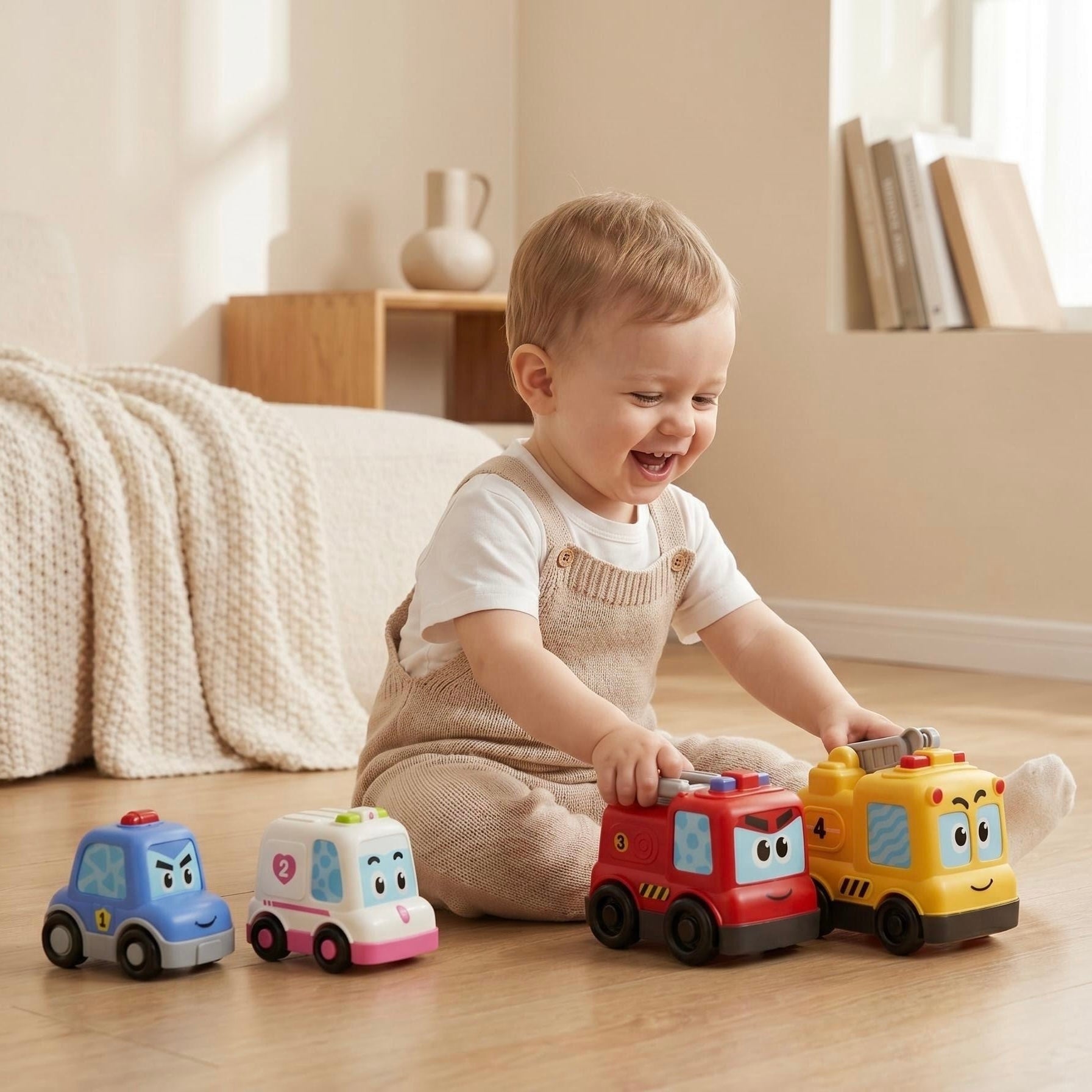 Stackable Magnetic Toy Cars Set